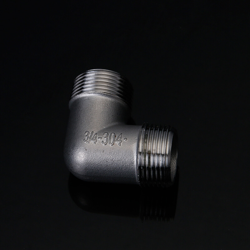 304 Stainless Steel Pipe Fitting 45/90 Degree Elbow Thread Fitting 1/8″ 1/4″- 2″