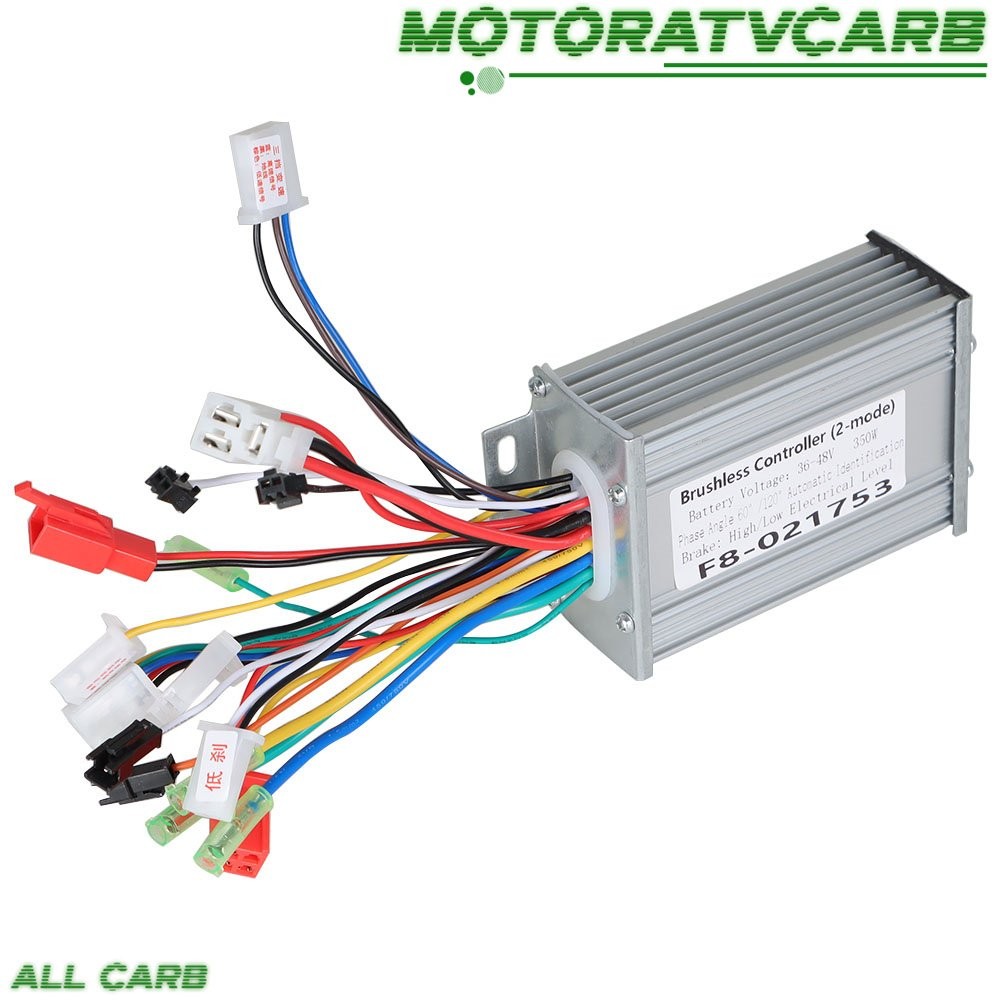 ALL-CARB Brushless Motor Speed Controller 36/48V 350W Fit For E-bike Scooter