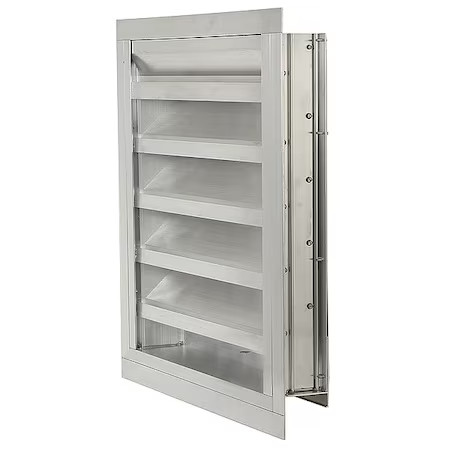 Dayton 20Ua23 Louver Damper, Adjustable, 36H X 24W