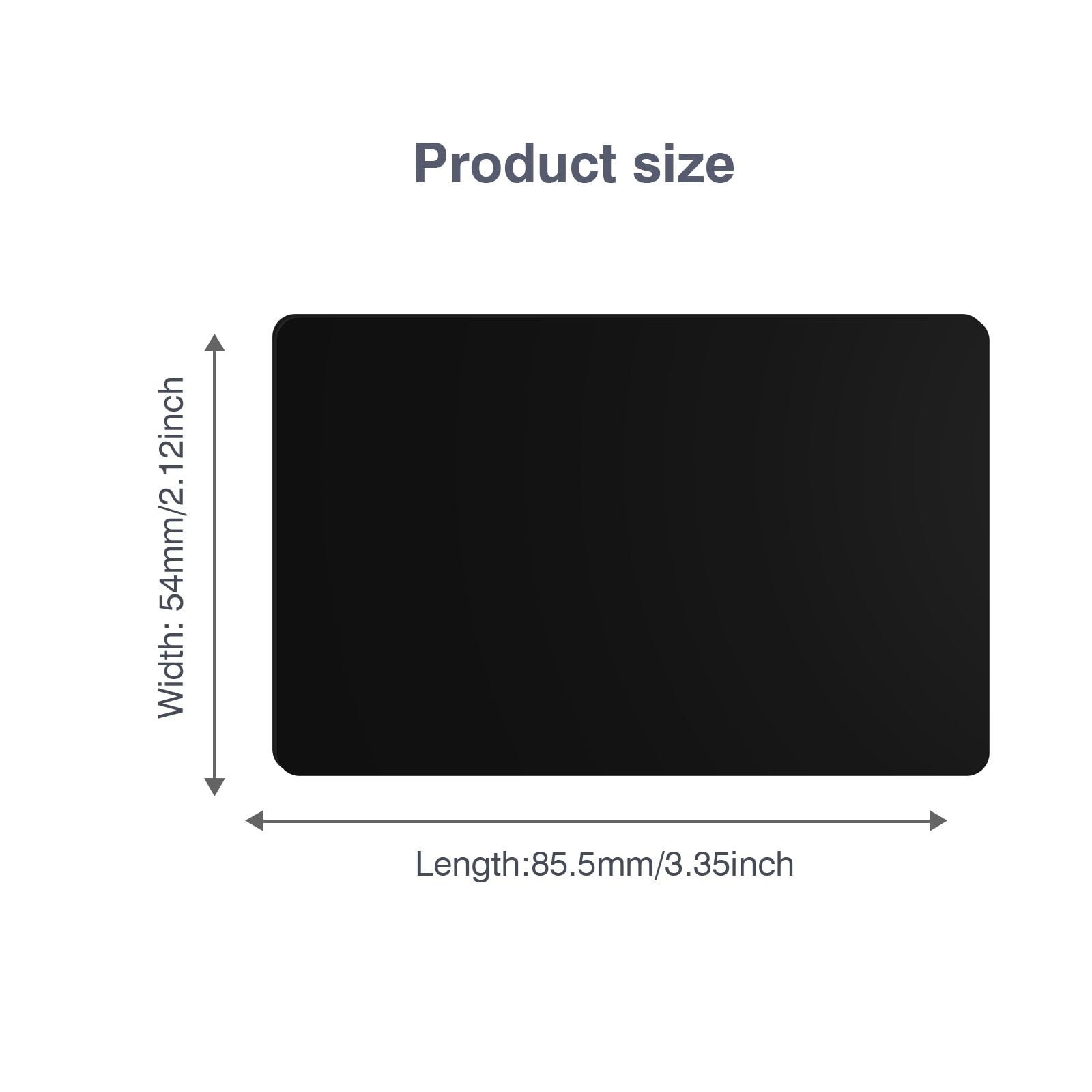 20 Pack Premium Blank CR80 30Mil CR8030 Graphic Quality Black PVC Plastic Cards