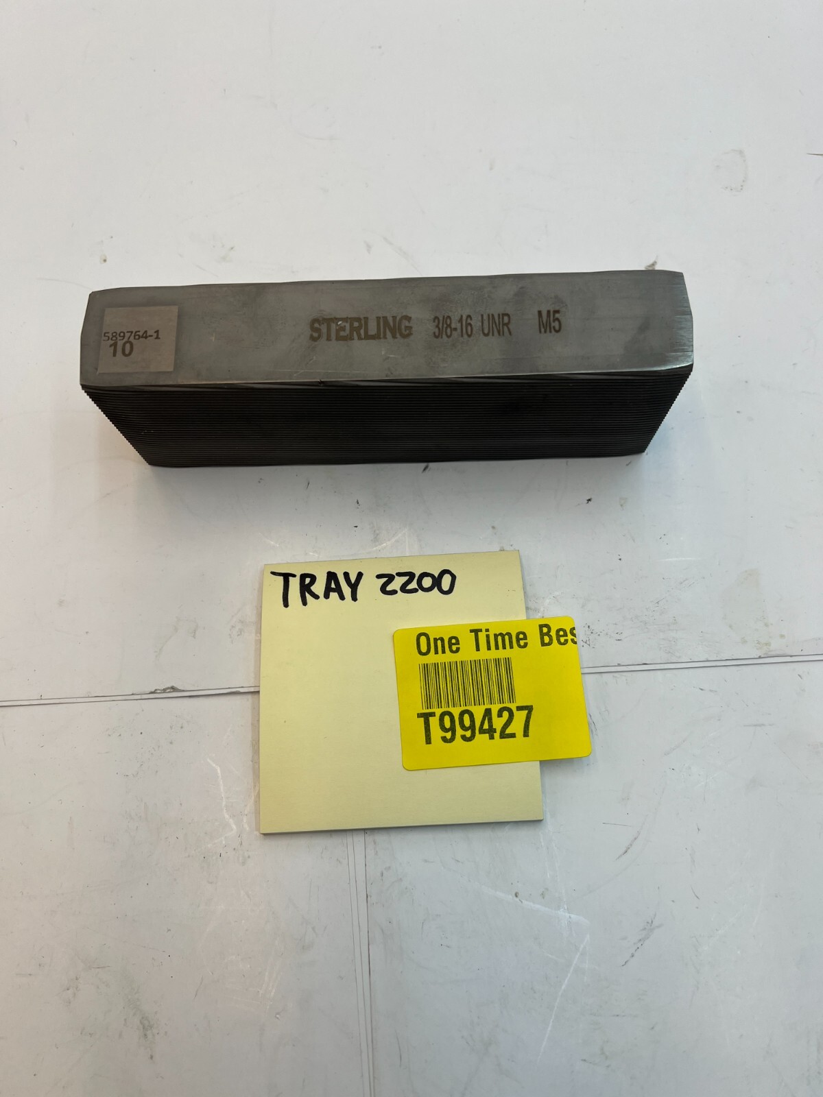 STERLING 589764-1 10 Machine Screw Duplex Die 3/8-16 UNR M5, 2-1/8 x 6 x 1-3/16″
