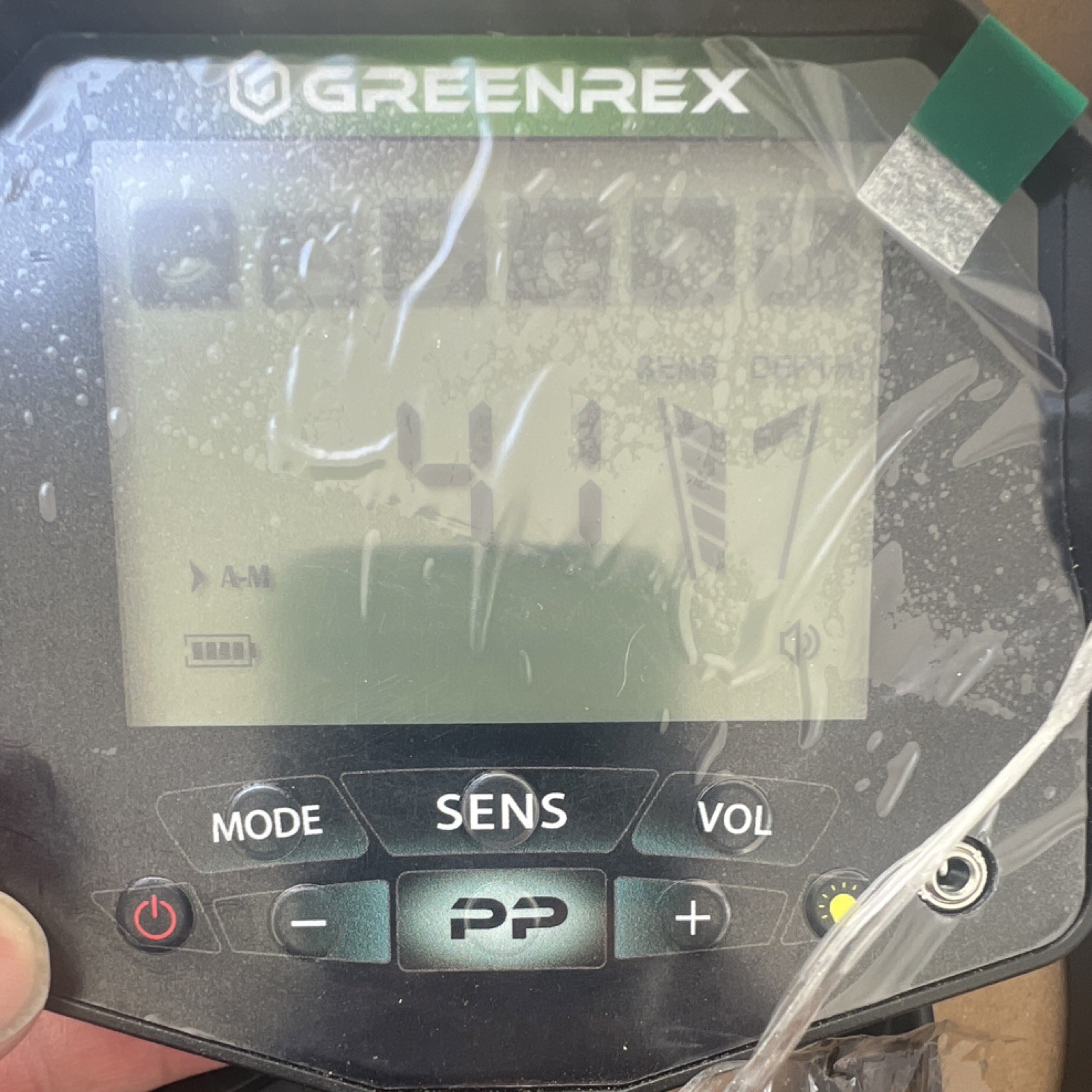 GREENREX REX-8 Ground Search Metal Detector, Waterproof, Backlight