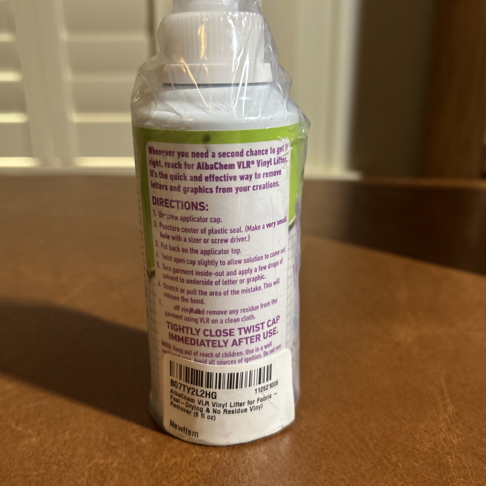Albachem VLR Vinyl Lifter for Fabric – Fast-Drying & No Residue Vinyl Remover (6