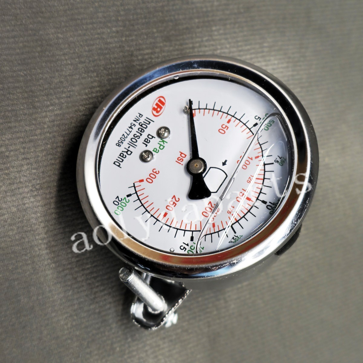 New 54772058 Pressure Gauge Panel Mount IR For INGERSOLL RAND Air Compressor