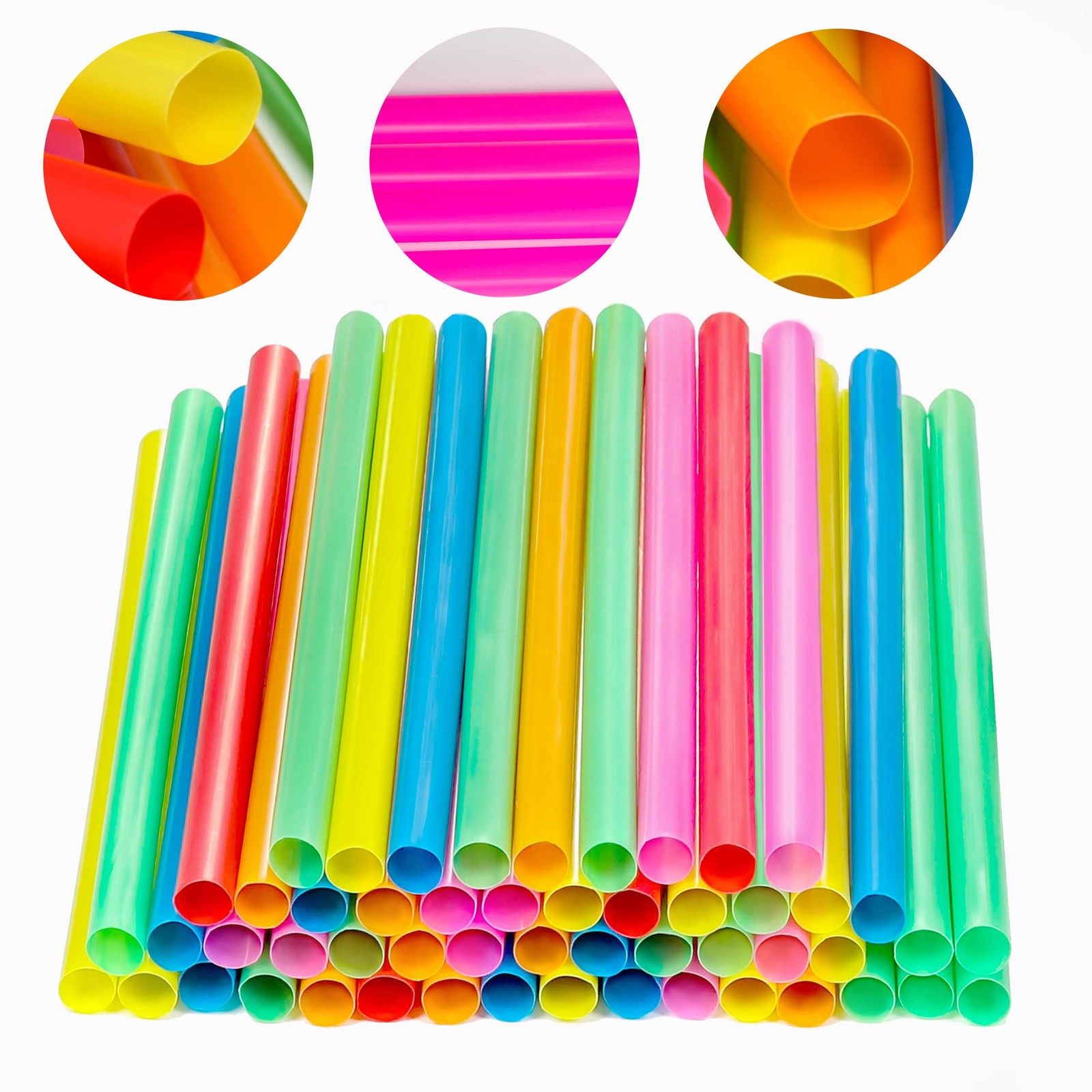 50 Pcs Jumbo Smoothie 50 Count (Pack of 1), Assorted,Color Random