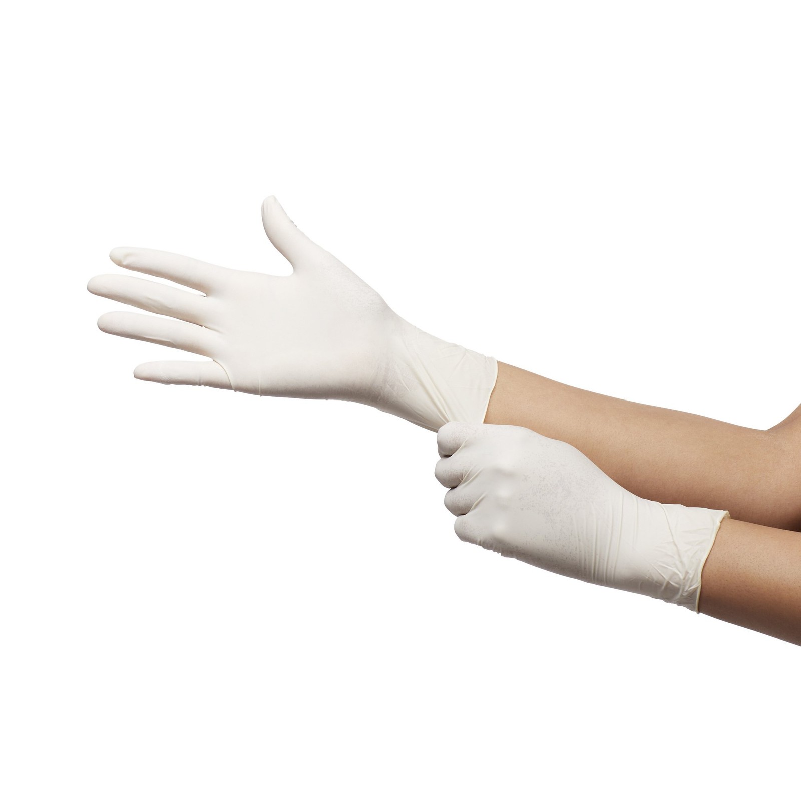 McKesson Confiderm Latex Exam Glove Standard Cuff Length LARGE 100 per Box