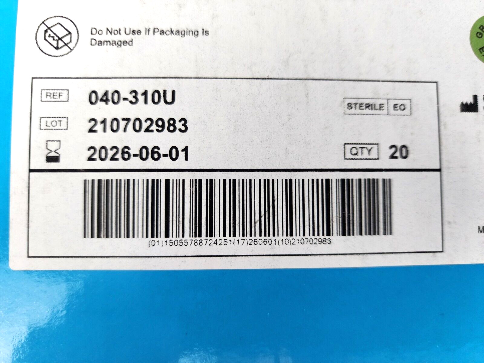 BRITEPRO SOLO FIBER OPTIC 040-310U BOX OF 20 (06/2026)