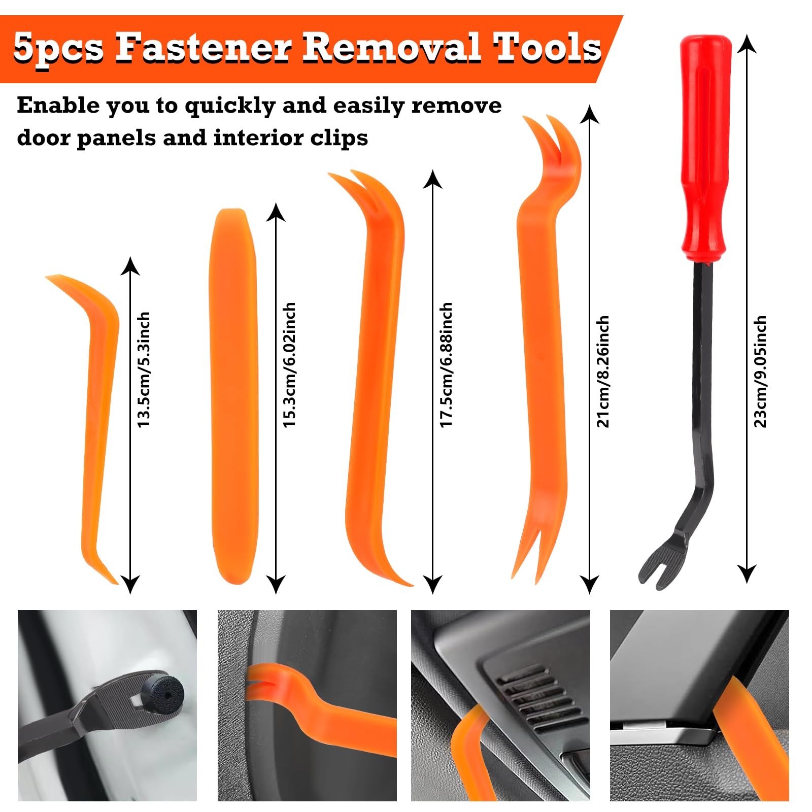 1240PCS Car Retainer Clips Kit- 32 Sizes Push Trim Fasteners & Remover Tool