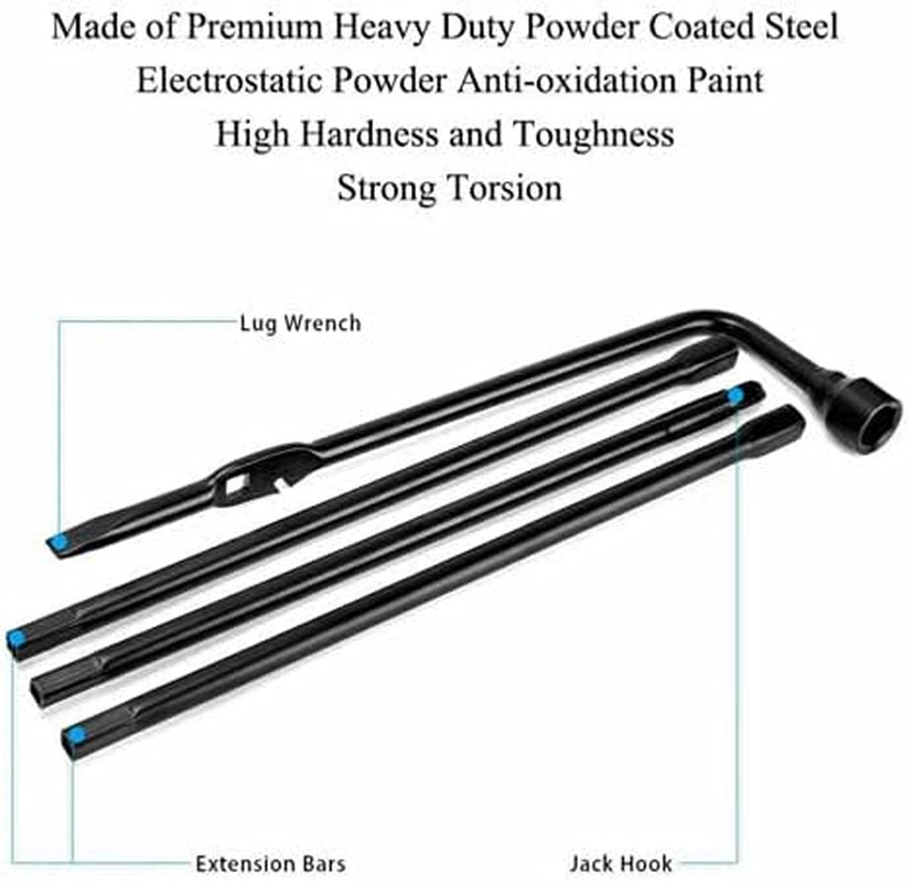 Chevy Silverado GMC Sierra Spare Tire Tool Kit Scissor Jack 2 Ton 2000-2014