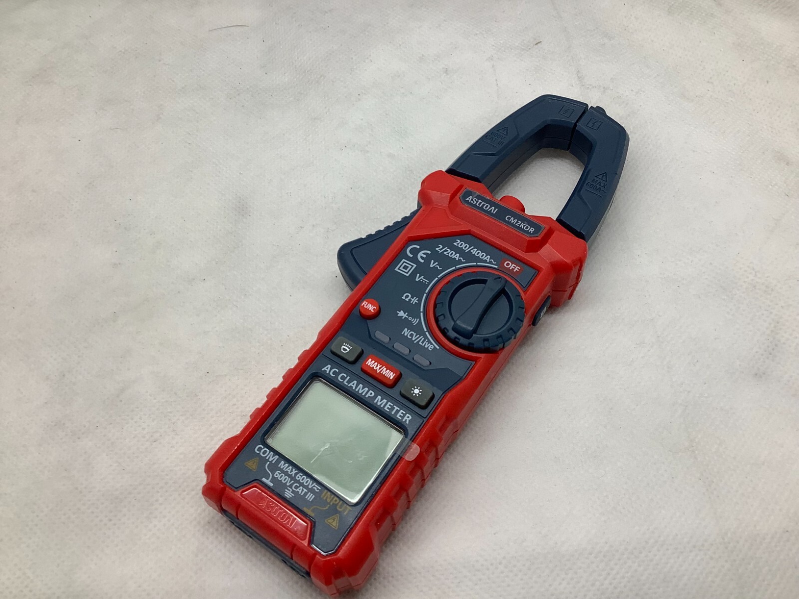 Astroai Digital Clamp Meter, 2000 Counts Amp Voltage Tester, CM2KOR