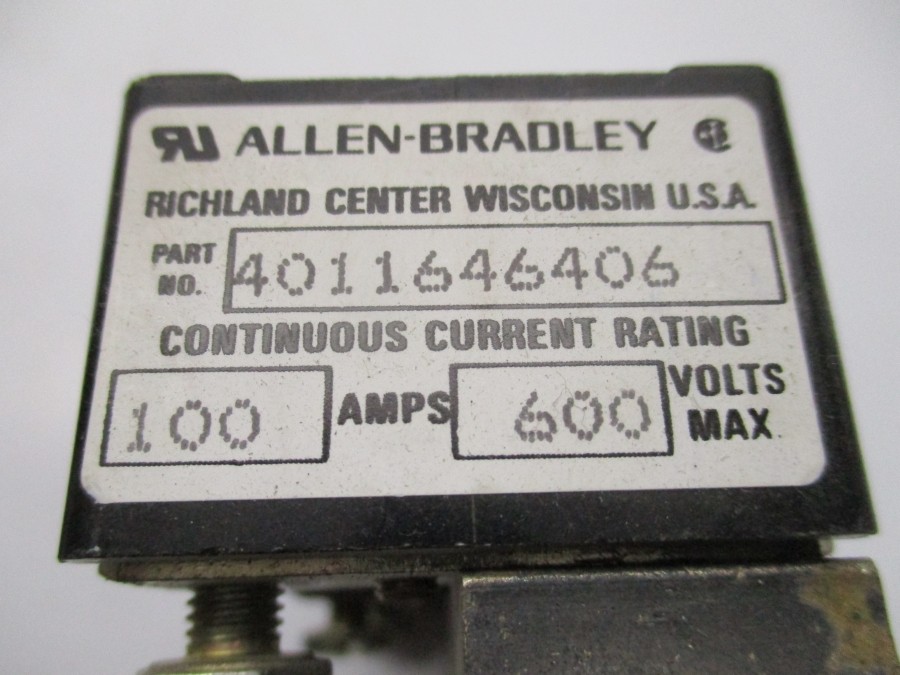 INDUSTRIAL SPARE PART 4011646406 600V 100A UNMP