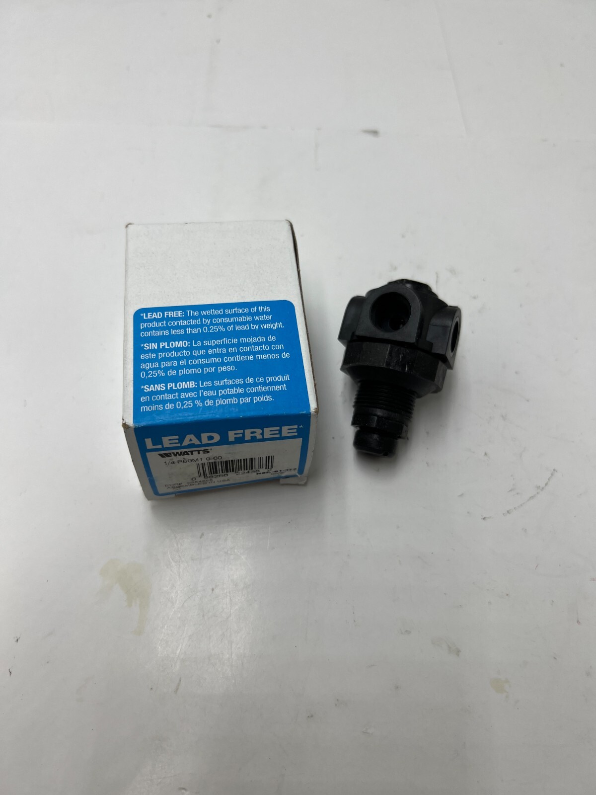 Watts P60-M1 Pressure Regulator 4 way 1/4″ FNPT 0-125 (1-PR60) P60M1-0-60