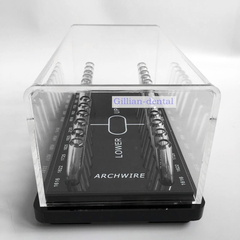 Dental Ortho Round/Rectangular Arch wire Case Dispenser Acrylic Organizer Holder