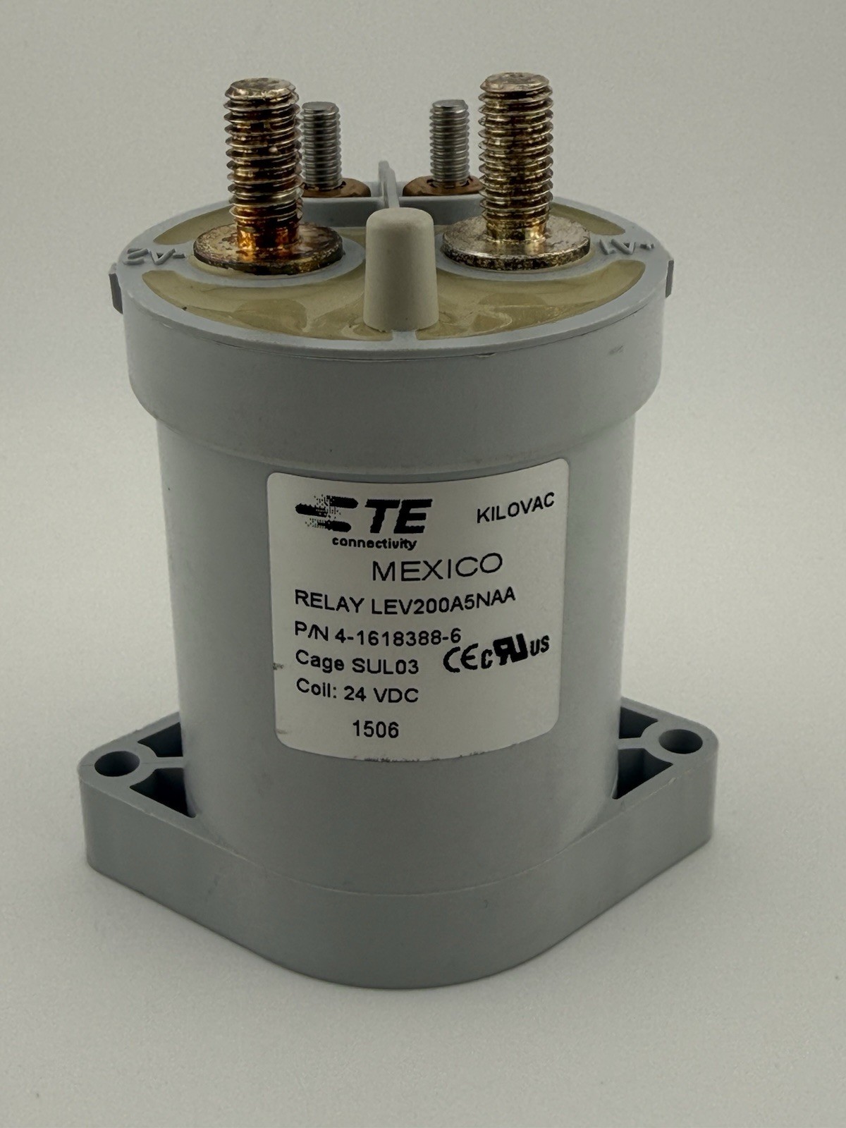 Original 4-1618388-6 High Voltage DC Contactor Kilovac Relay LEV200A5NAA 24V