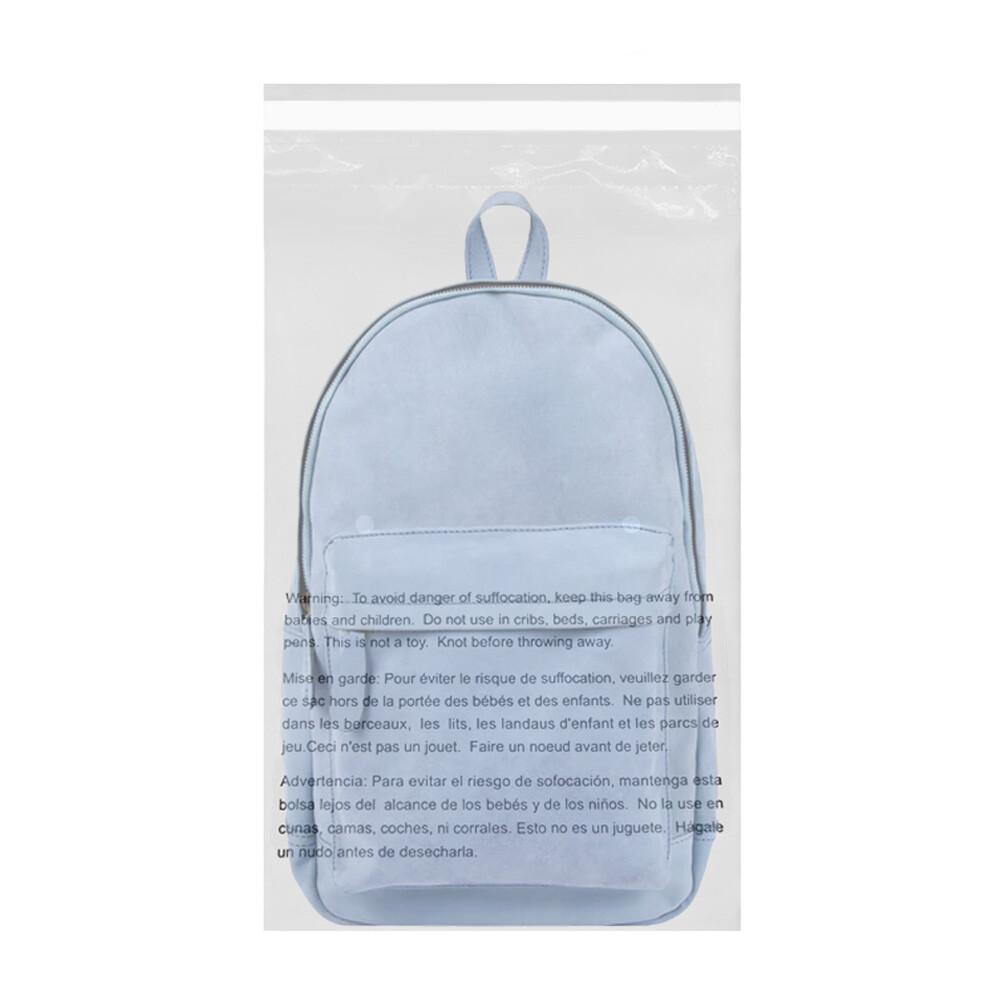 1-10000 EcoSwift Self Seal Suffocation Warning Clear Poly Bags Choose Size