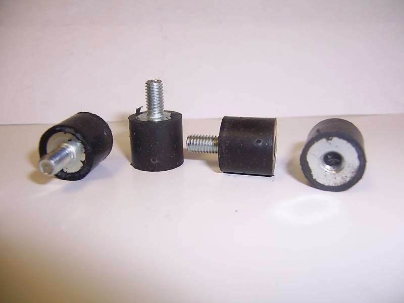 4 NEW Rubber Vibration Mounts IGNITION BOX & More 10-32