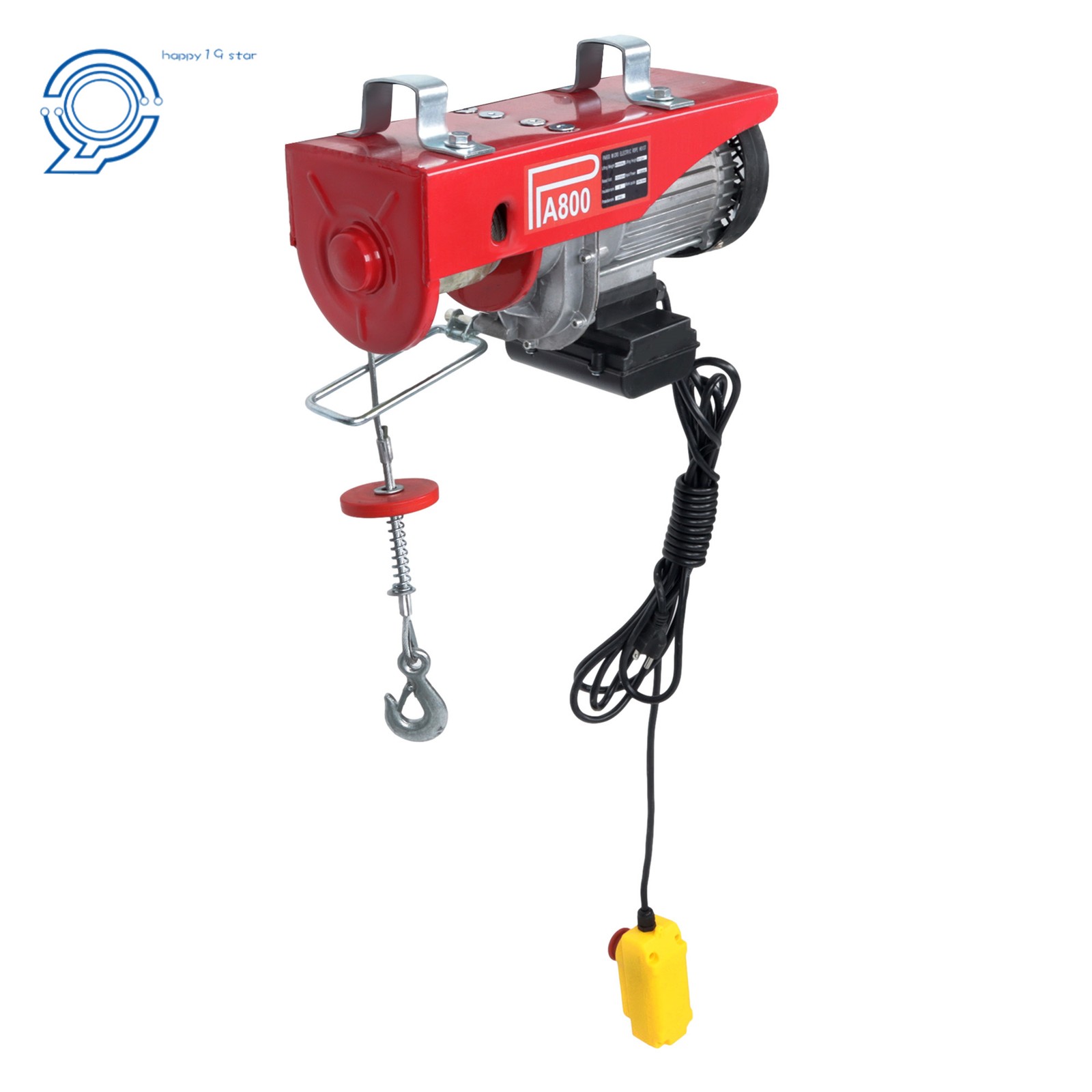 1760LB Electric Winch with 14ft Wired Remote Control for Factories,Warehouses