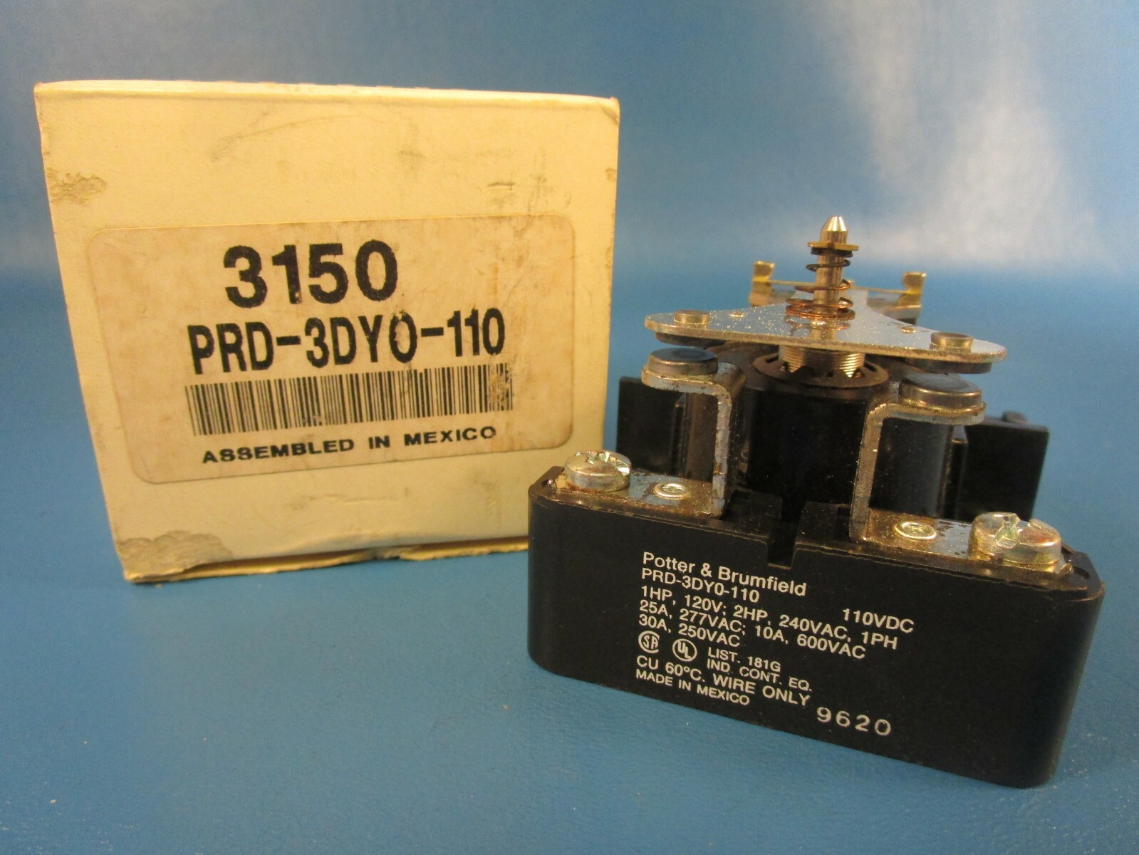 Potter & Brumfield PRD-3DY0-110 Power Relay, PRD-3DY0110, 3150 (Siemens)