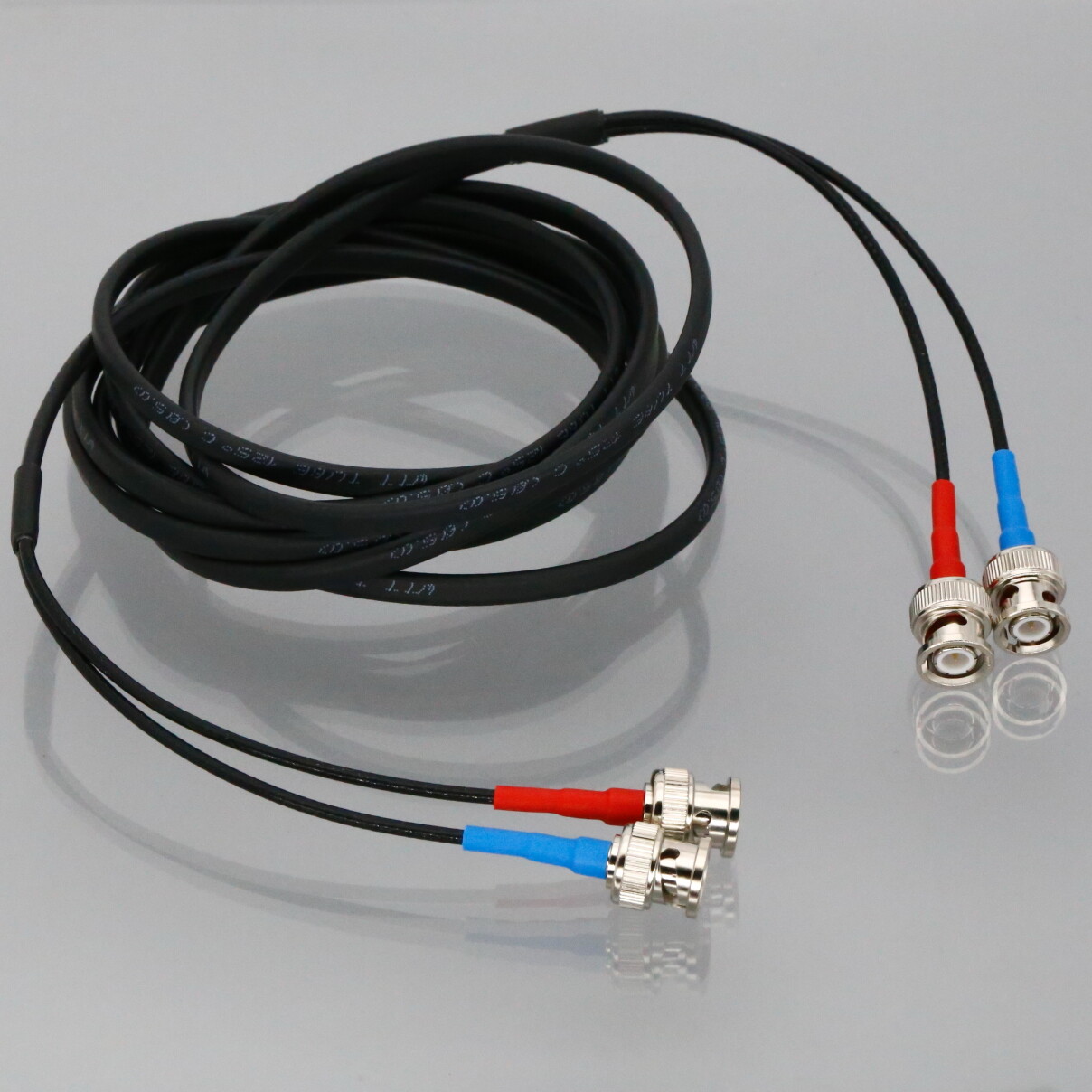 Dual BNC Signal Cable 10~50FT For Fuji Electric Portable Ultrasonic Flow Meter