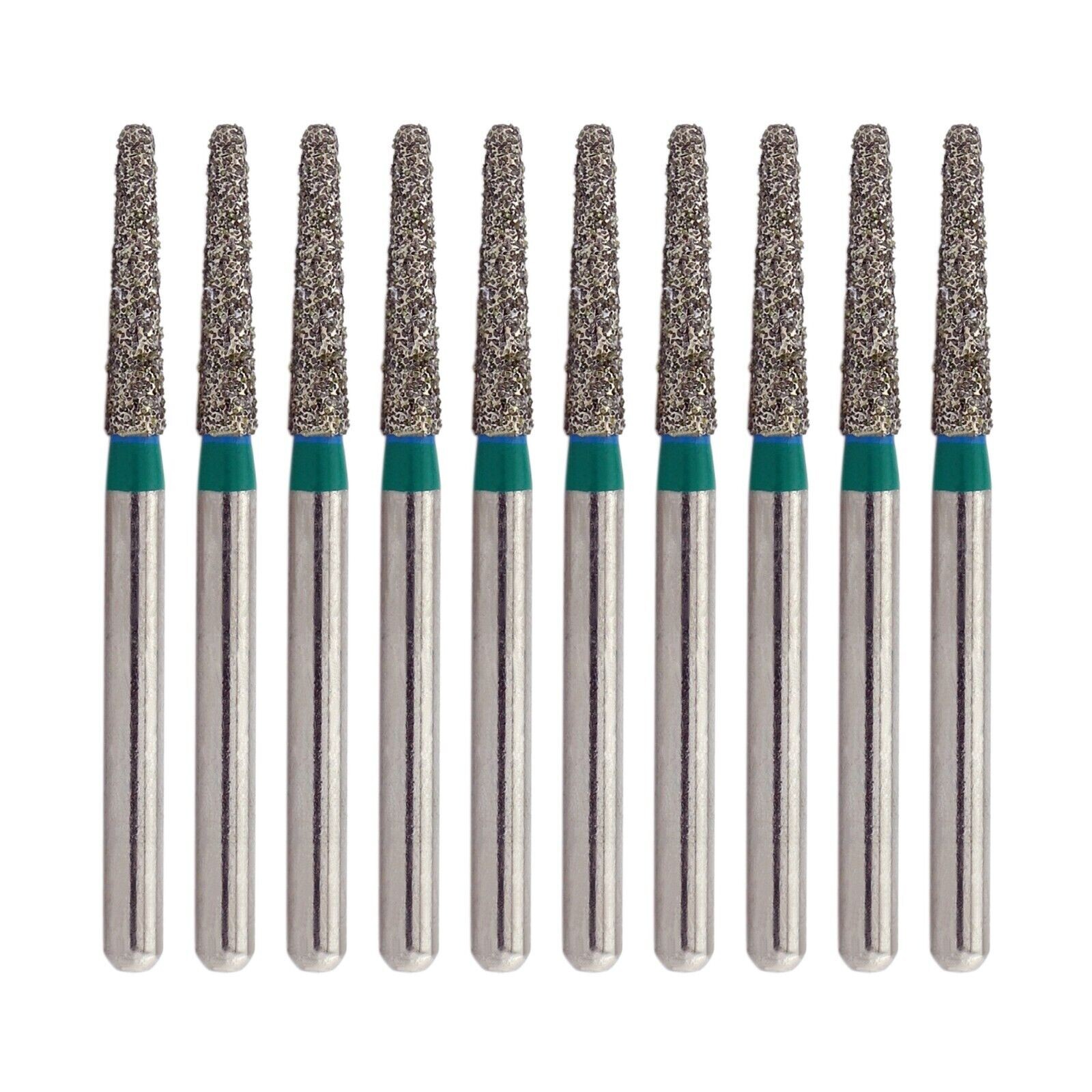 10pcs/pk Dental Diamond Burs FG 847KR-016C Modified Flat Taper Coarse High Speed