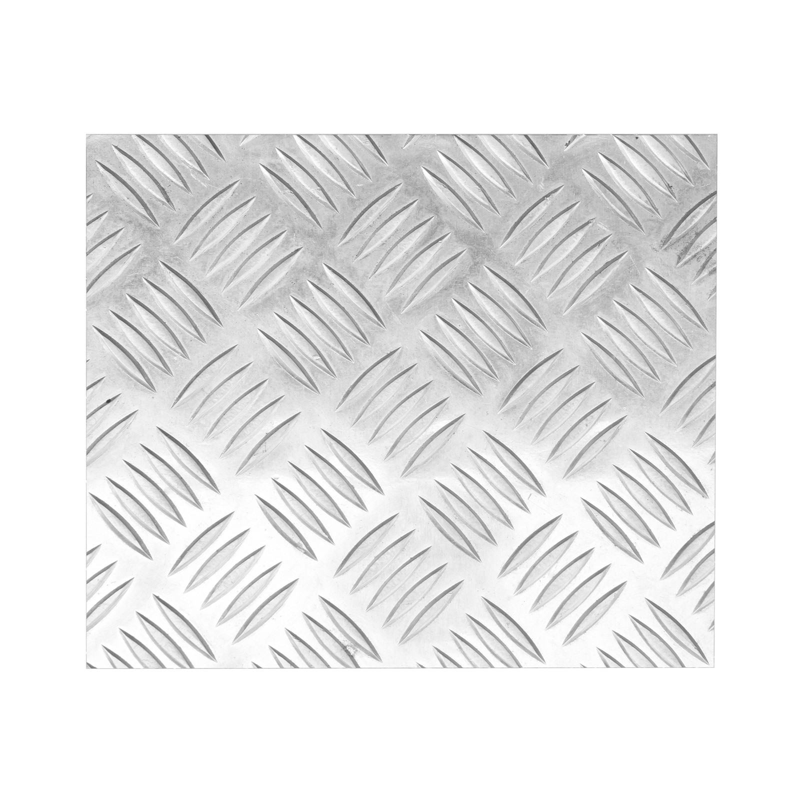 Truck‑Body Repair Aluminum Board, Square 5 Bar Tread Metal Plate 10.6″x10.6″