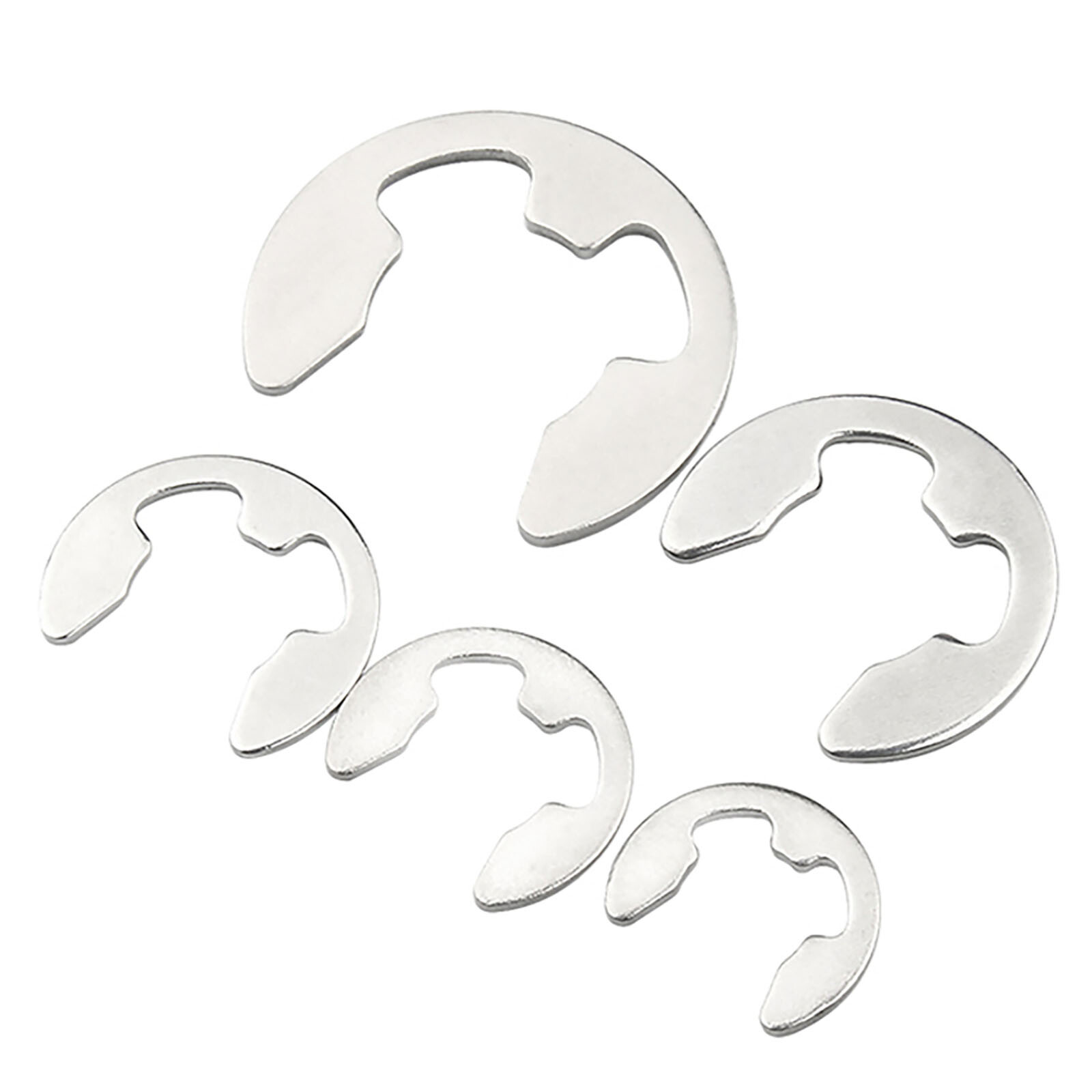 Stainless Steel E-Clips External Retaining Washers C-Clip All Size 6mm To 150mm