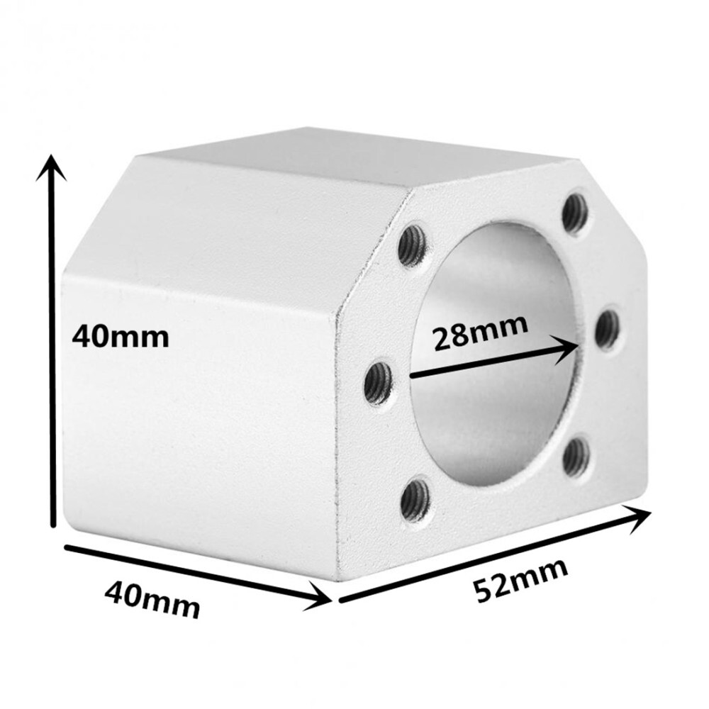 SFU1605 Ball Screw 250-2000mm Ballscrew+BK/BF12+Nut Housing+6.35*10mm Coupler