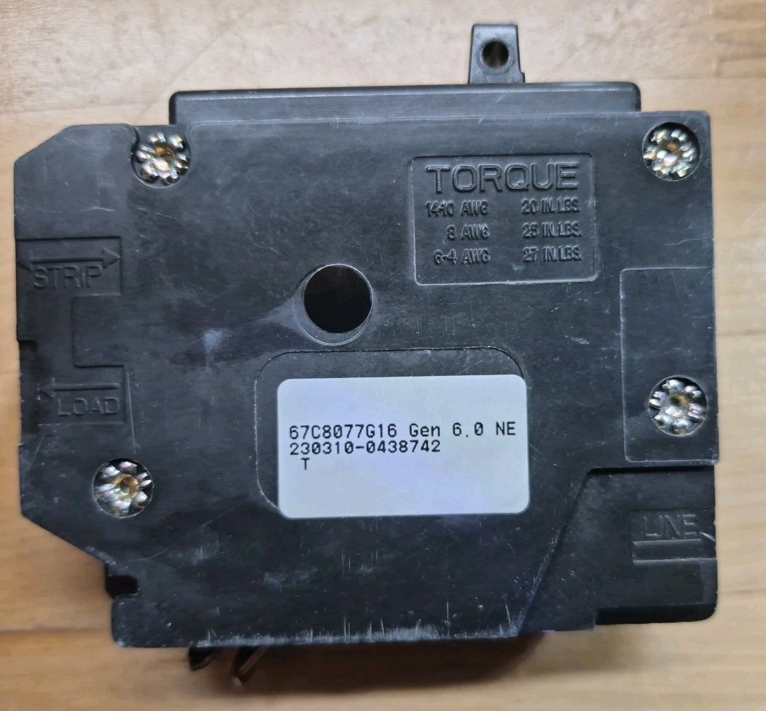 New In Box Eaton BRP120DF – 20 Amp Dual Purpose AFCI GFCI Circuit Breaker 120V