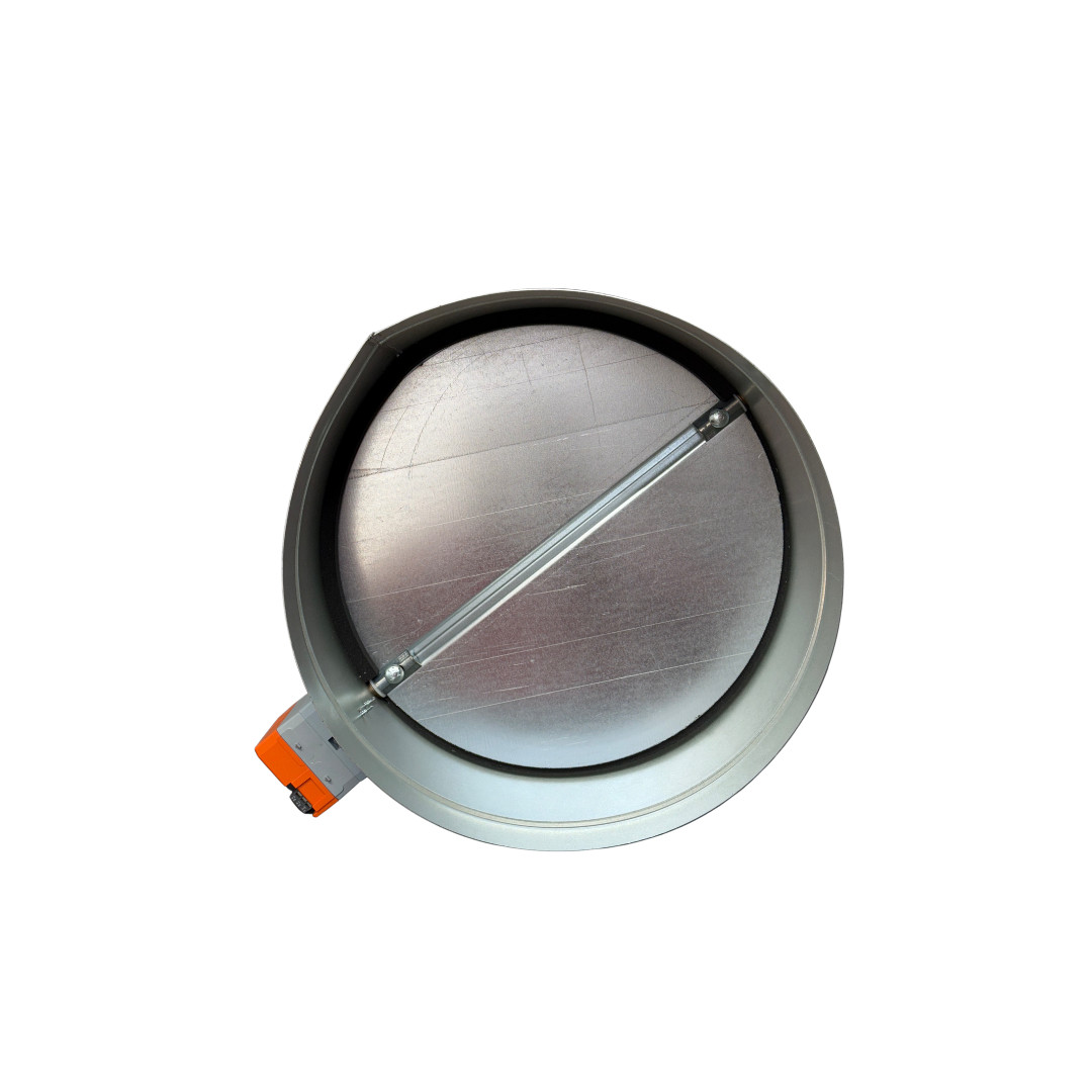 SD 14″ Belimo 3 wire Motorized 24v round zone control damper