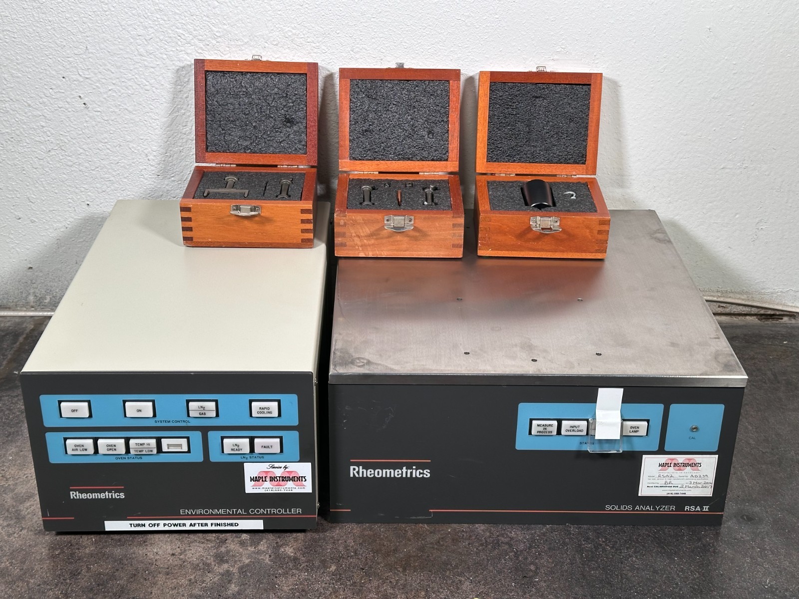 Rheometrics RSA-2, RSA II, Controller, Control Computer, Solids Analyzer, Etc
