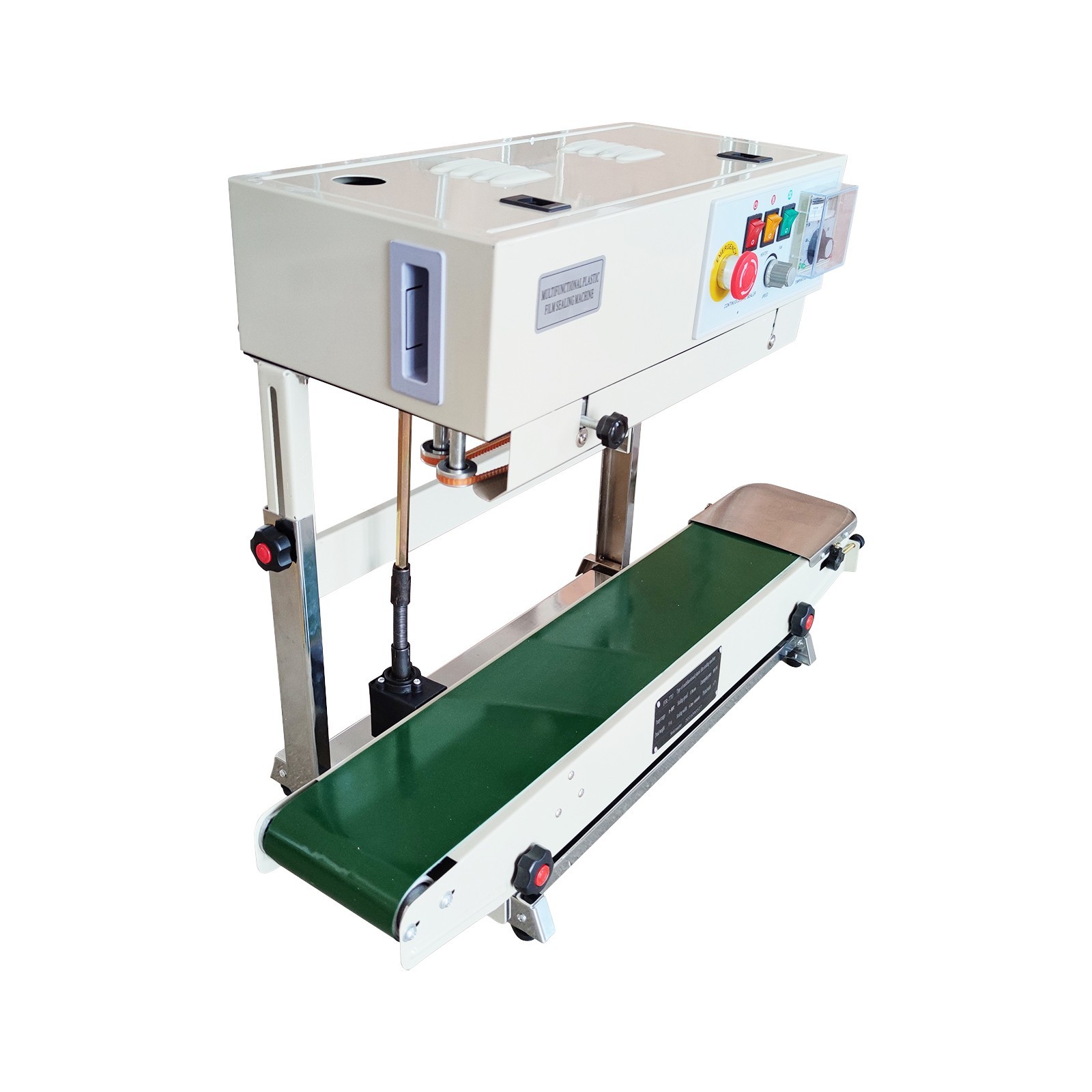 110V FR-770 Vertical Continuous Plastic Film Sealing Machine Bag Sealer 6-12MM