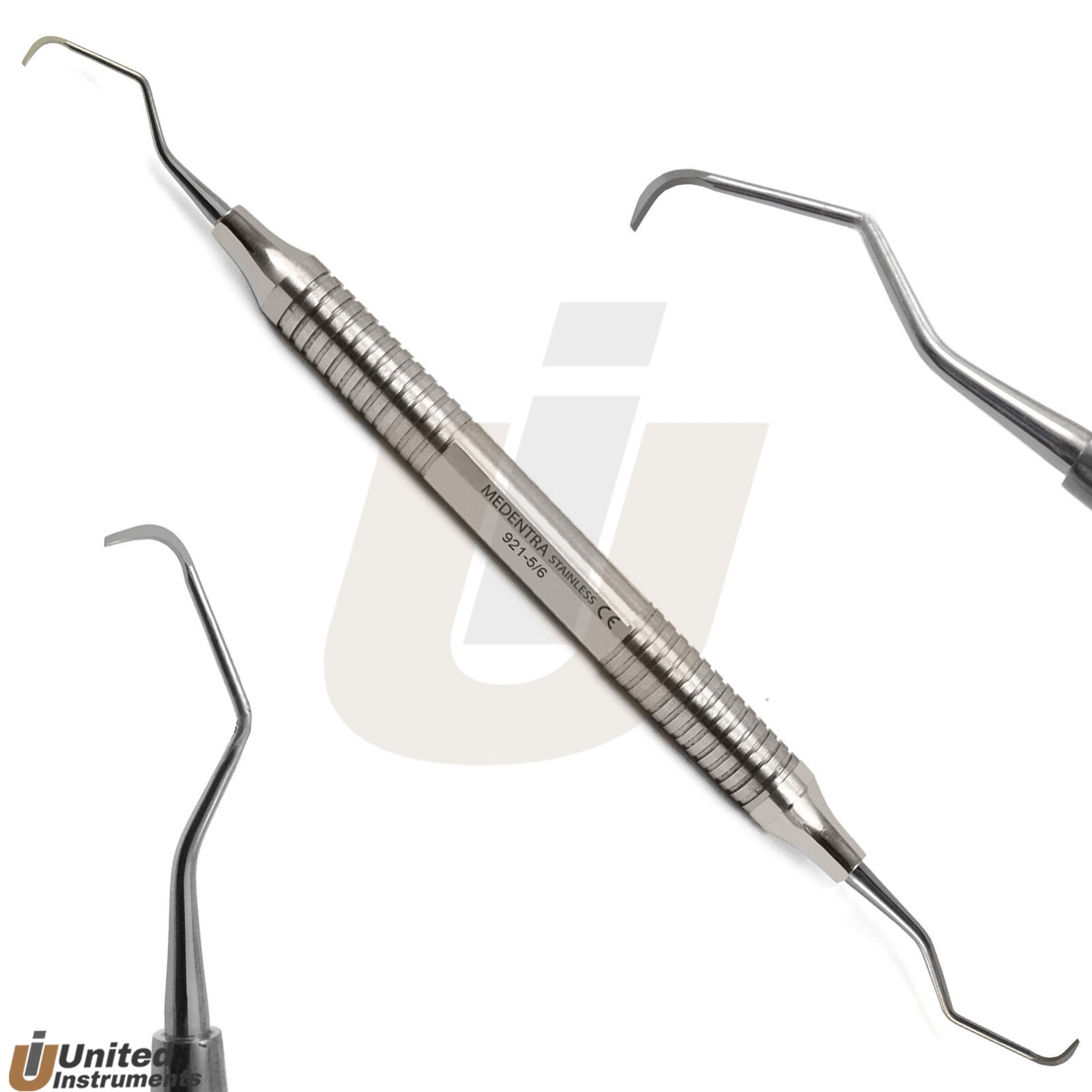 Set Of 7 Dental Gracey Curettes Perio Hollow Handle Surgical Hygiene Scalers New