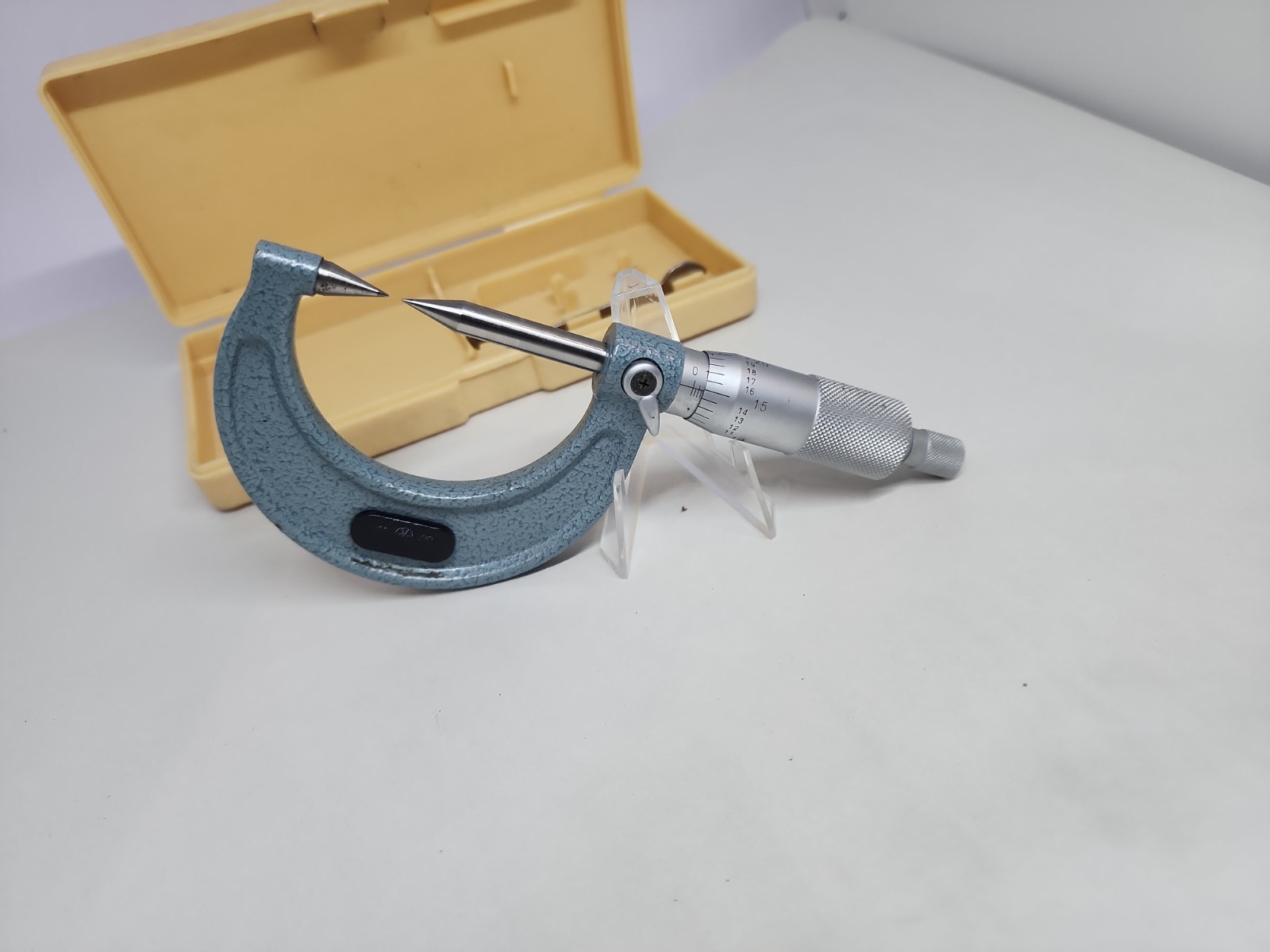 MITUTOYO 112-237 0-1″ OUTSIDE «POINT» MICROMETER!