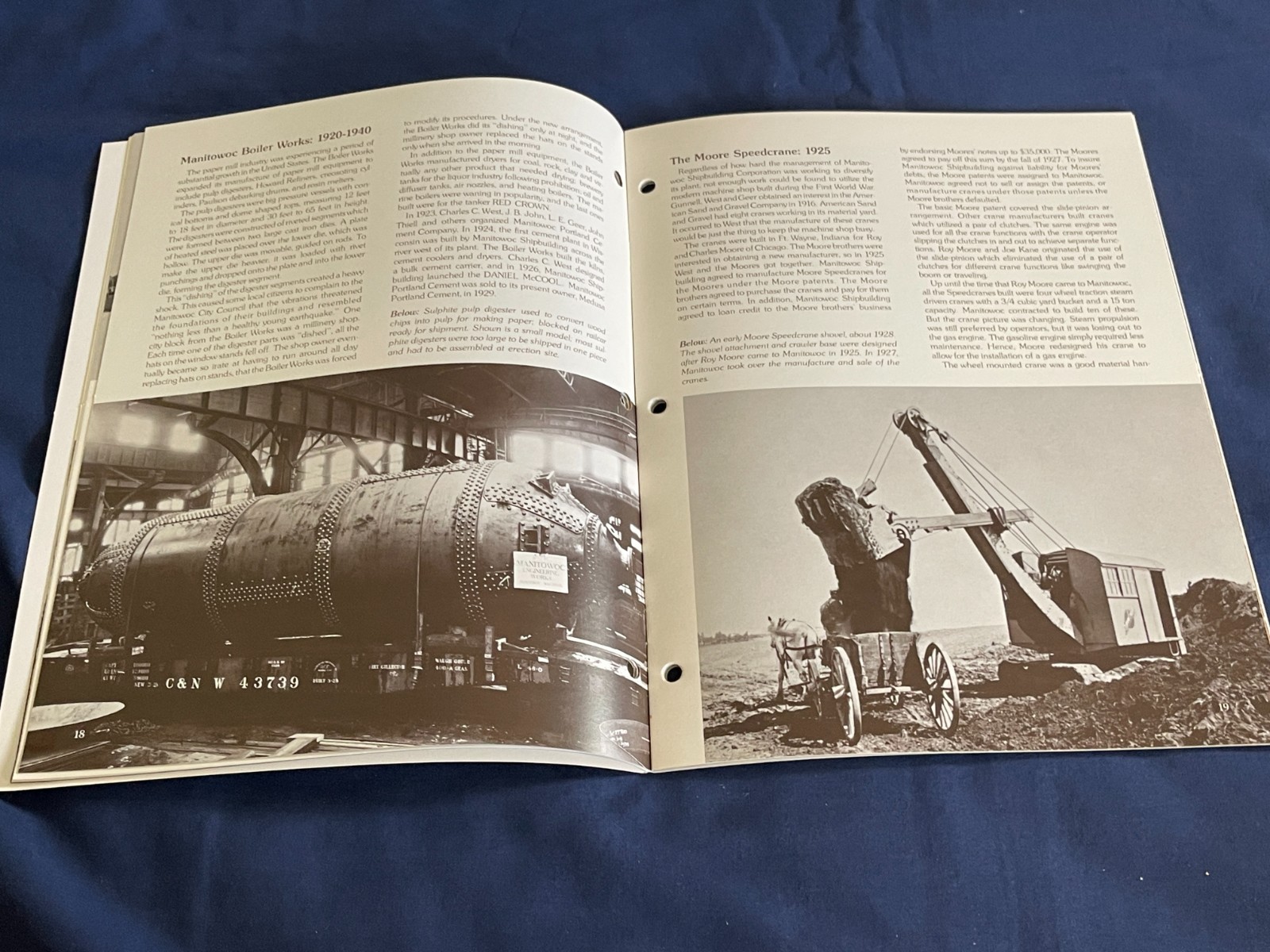 The Manitowoc Company 75 Years Booklet Brochure Dealer Sales Pamphlet
