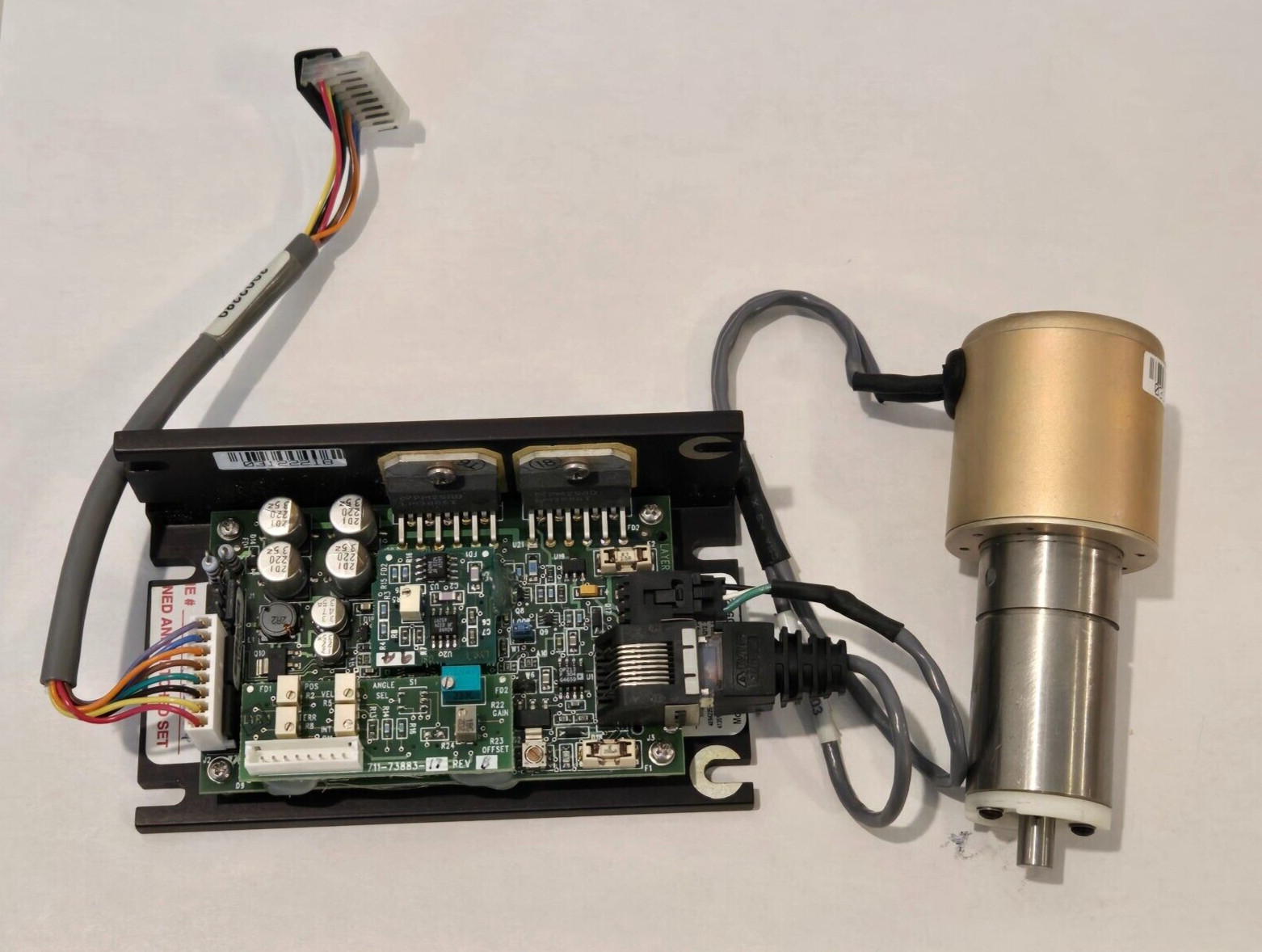 GSI Lumonics 000-3008549 Galvanometer / 002-3005021 Driver Control Module