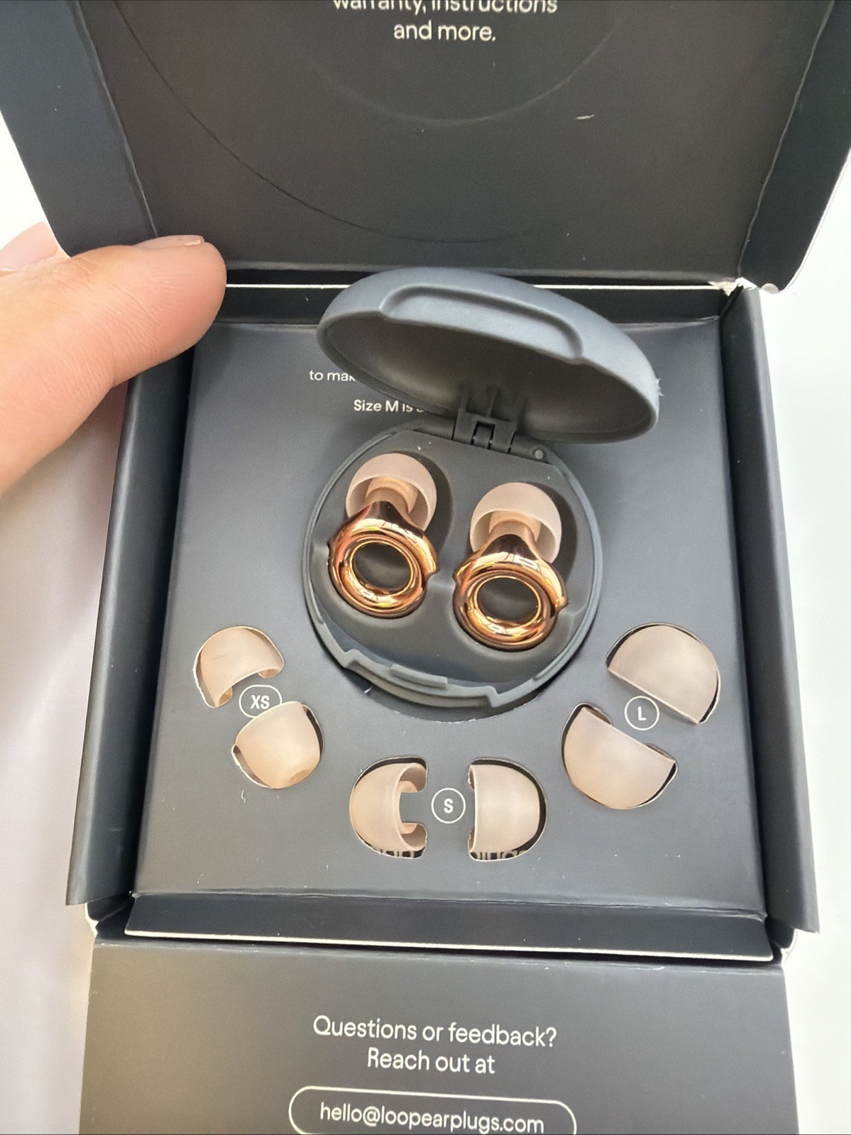 Loop Experience 2 Earplugs Ear Protection Sleeping Reading Concert Working