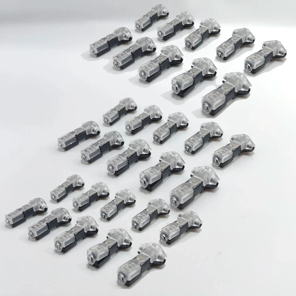 10/20/30PCS T-Tap Wire Connectors Quick Solderless Low Voltage Wire Splice Kit