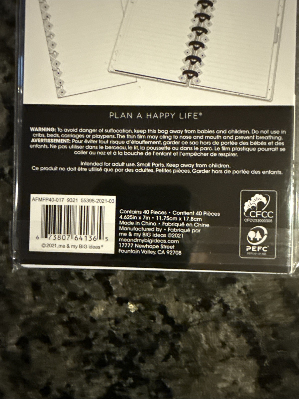 The Happy Planner – Everyday Filler Paper – 40 Sheets Per Pack (4.625 x 7)