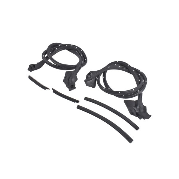 17Pcs Rubber Door Tailgate Weatherstripping Seal Kit for Chevrolet GMC 1978-1987