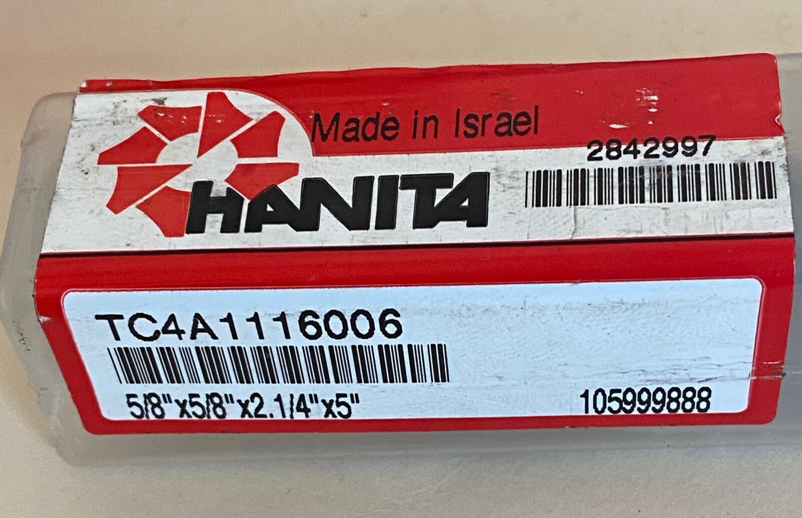 HANITA Carbide 5/8 x 5/8 x 2.25 x 5″ HSS Ball Nose End Mill 2 Flute Aluminum