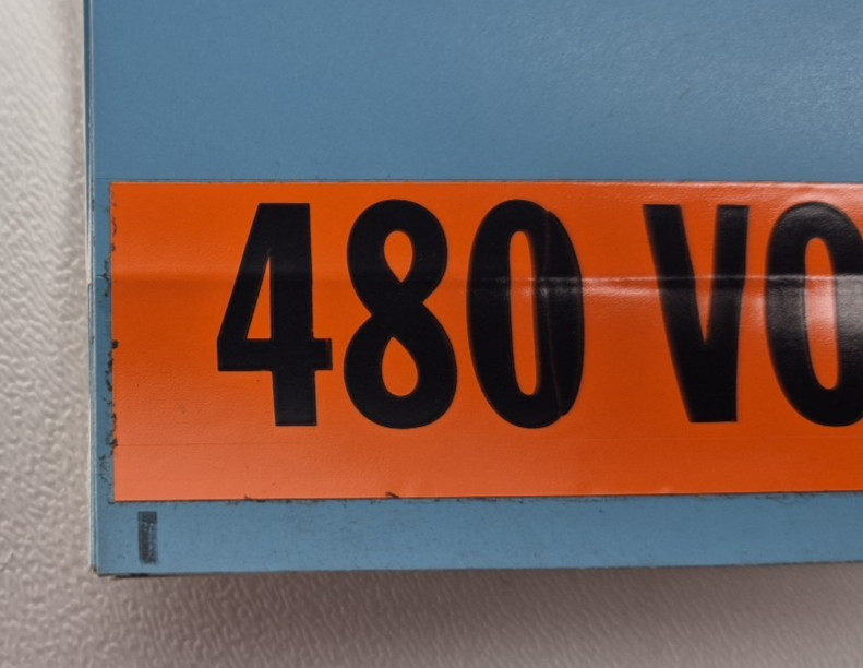 159pc Electrical Voltage Label Sticker Lot 120V 240V 480V Single Three Phase NEW
