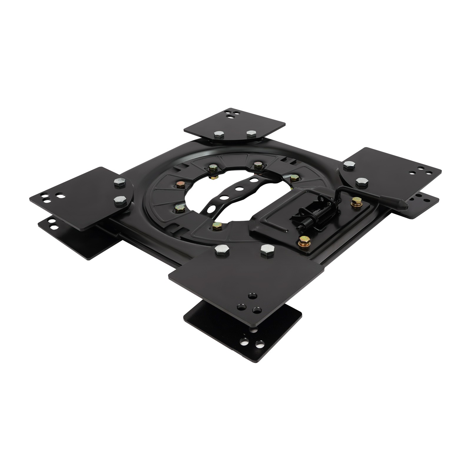 Black Swivel Seat Mounting Plate,Steel Car Seat Swivel Plate,RVSwivel Seat Base