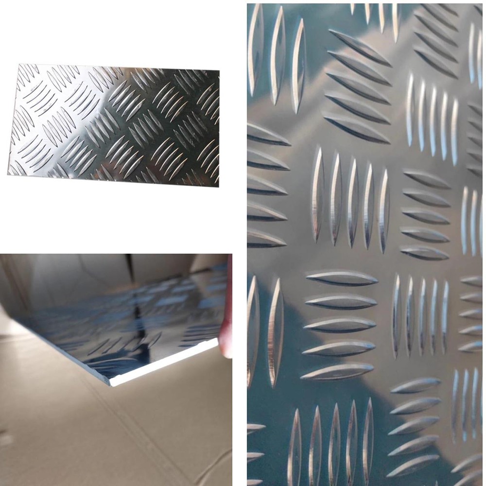 Aluminium Chequer Tread Plate Durbar 5 Bar 1.5mm – 6mm multiple sizes grade 5754