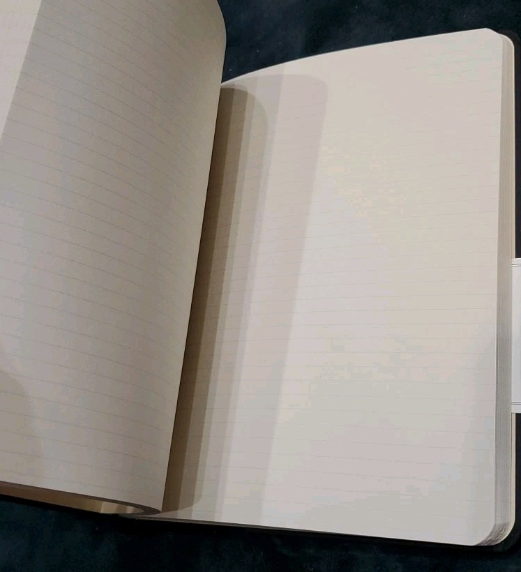 Shinola Detroit Medium Hard Ruled Journal Jet Black – 5.25 x 8.25″ NEW