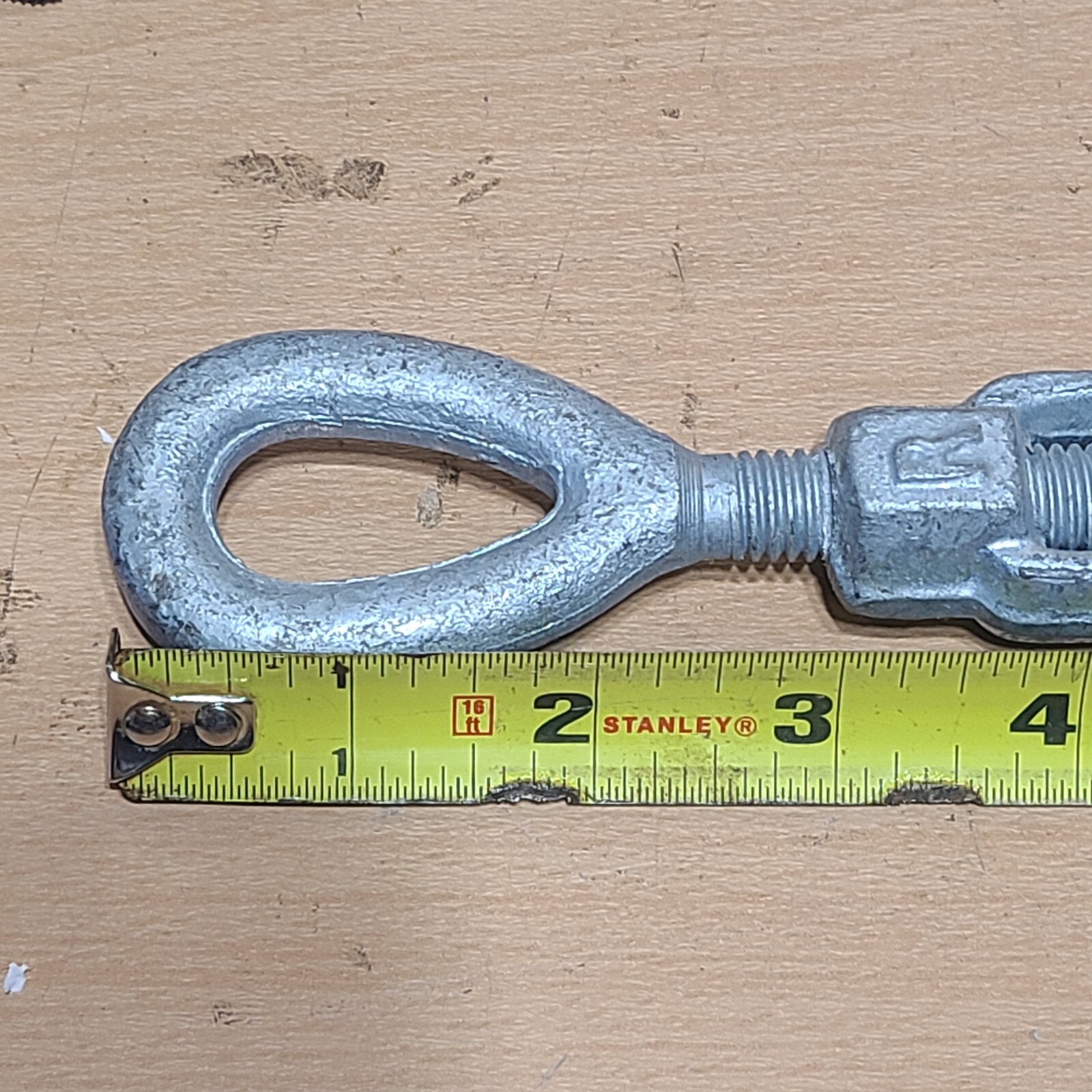 Galvanized Turnbuckle 1/2″ x 16″ Eye-Eye Turnbuckle Forged HDG Cable Rigging