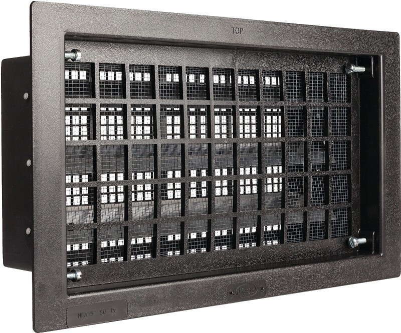 NEW MASTER FLOW FVRABL BLACK 8X16 AUTOMATIC FOUNDATION VENT 0359455