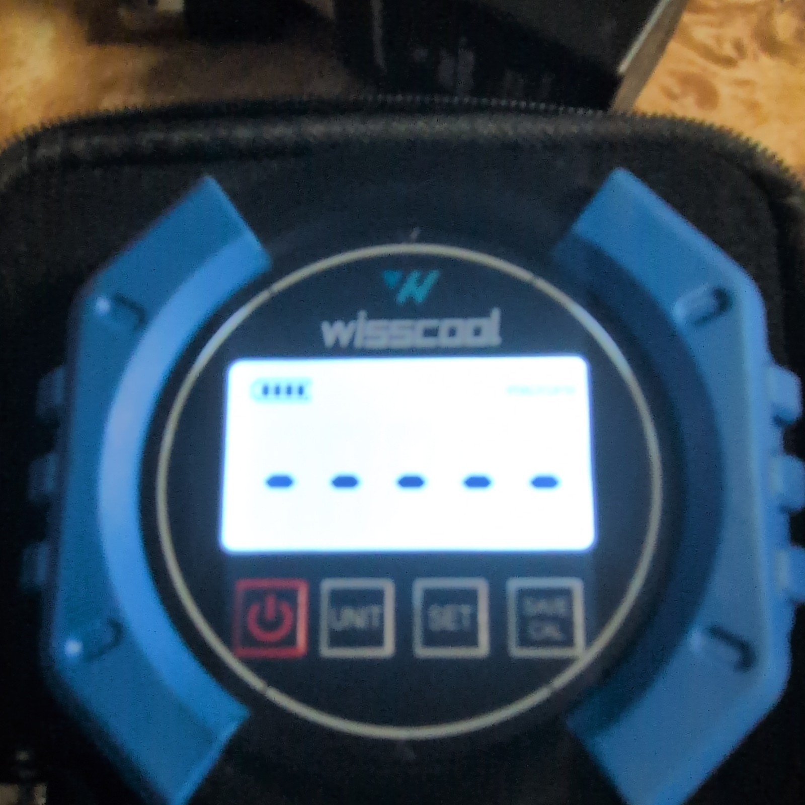 wisscool WVG-100 Digital Vacuum Gauge Micron HVAC w/ Carrying Case Blue/Black