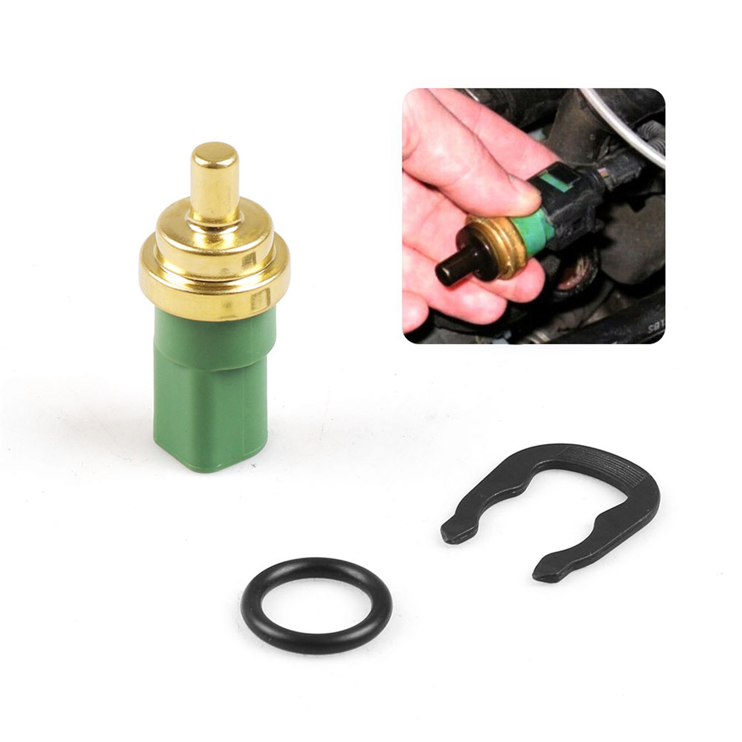 Water Temp Coolant Temperature Sensor 078919501C Fit For Audi A2 A3 A4 A6 TT VW