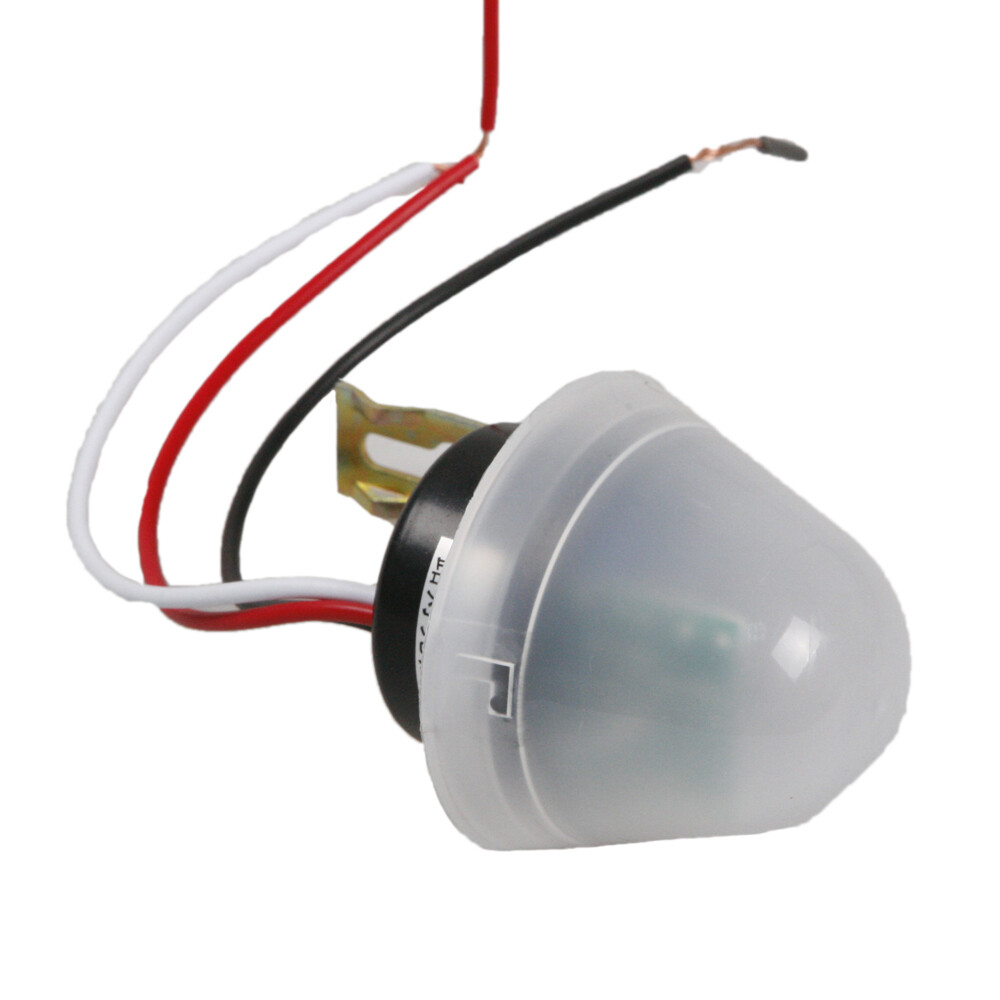 2PCS DC/AC 12V Auto On Off Light Photocell Switch Control Dark To Dawn Sensor US