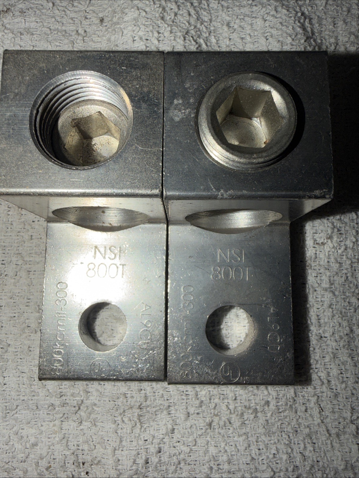 NSI 800T Mechanical Lug AL9CU, Lot Of 2